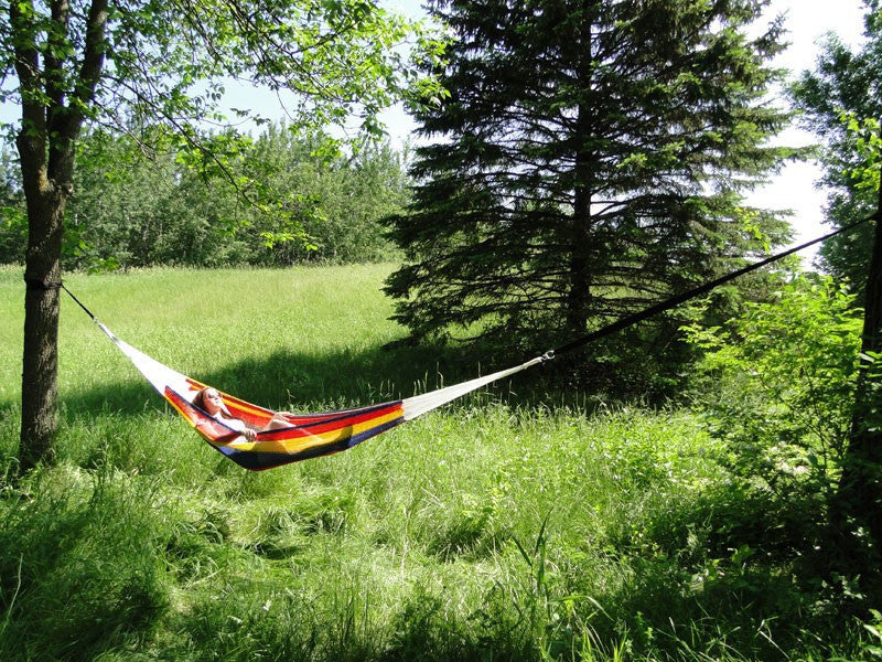 Breezy Point Mayan Hammock – Double Size, Handmade Cotton, Portable From Yucatan